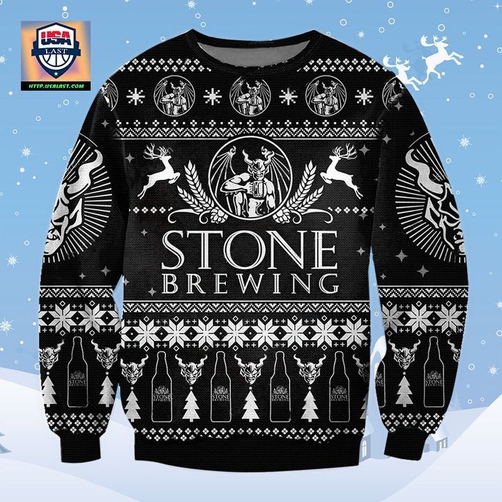 Stone Brewing Brewery Ugly Christmas Sweater