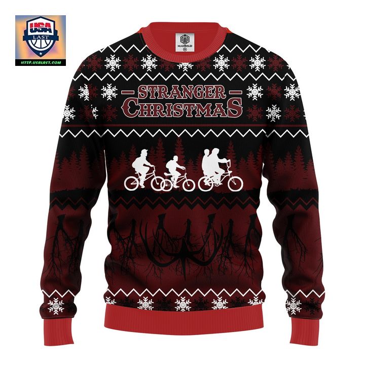 Strangers Ugly Christmas Sweater Amazing Gift Idea Thanksgiving Gift
