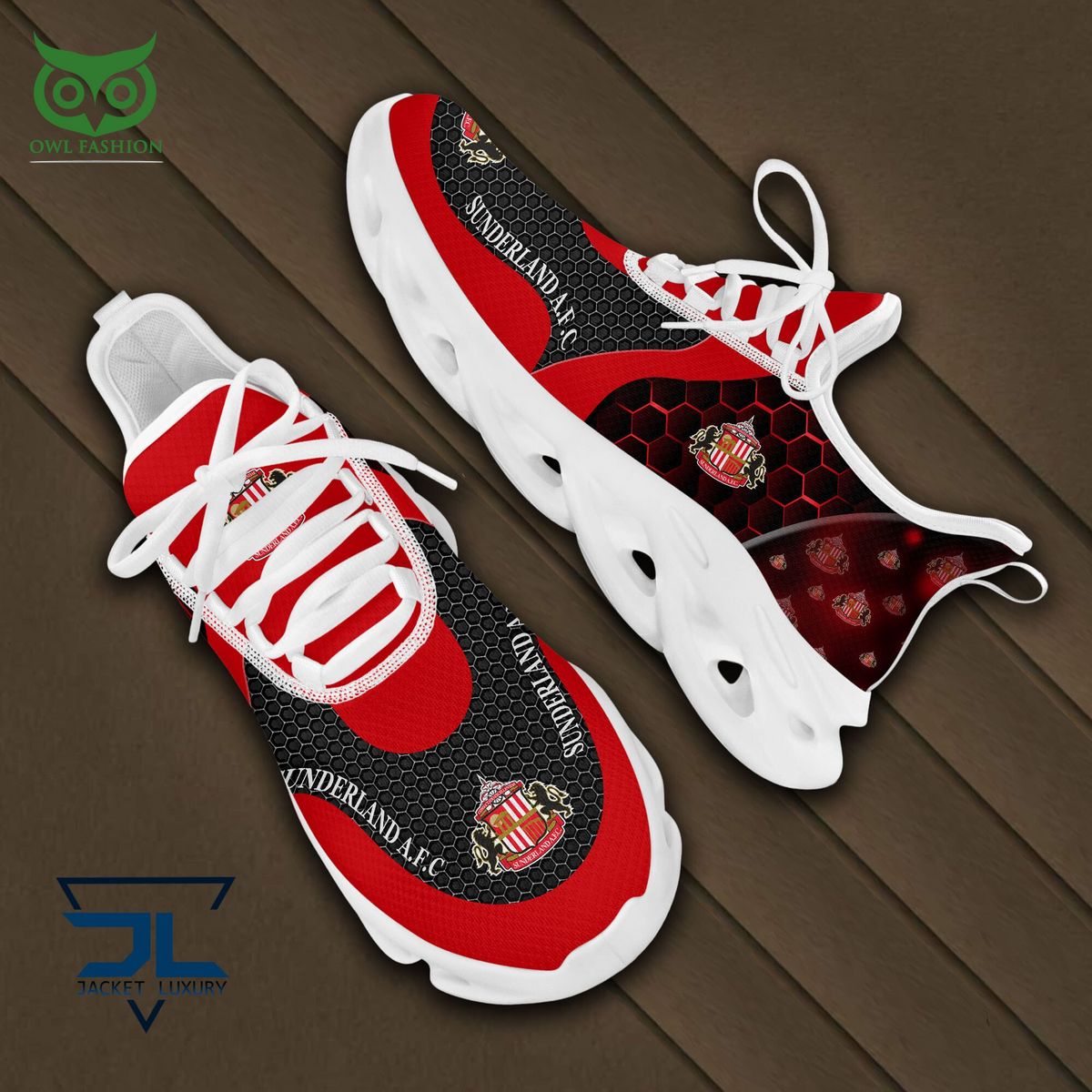Sunderland AFC Max Soul Shoes Sneakers for Men And Women – Soccer Fan Shoes, Team Sneakers - Image 3