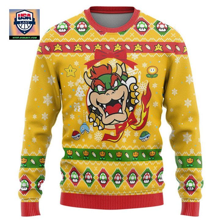 Super Mario Bowsers Fury Christmas Sweater