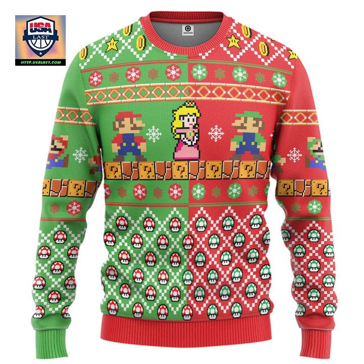 Super Mario Bros Christmas Sweater