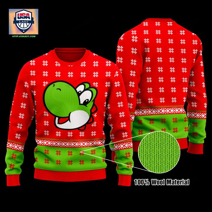 Super Mario Yoshis Island Christmas Sweater