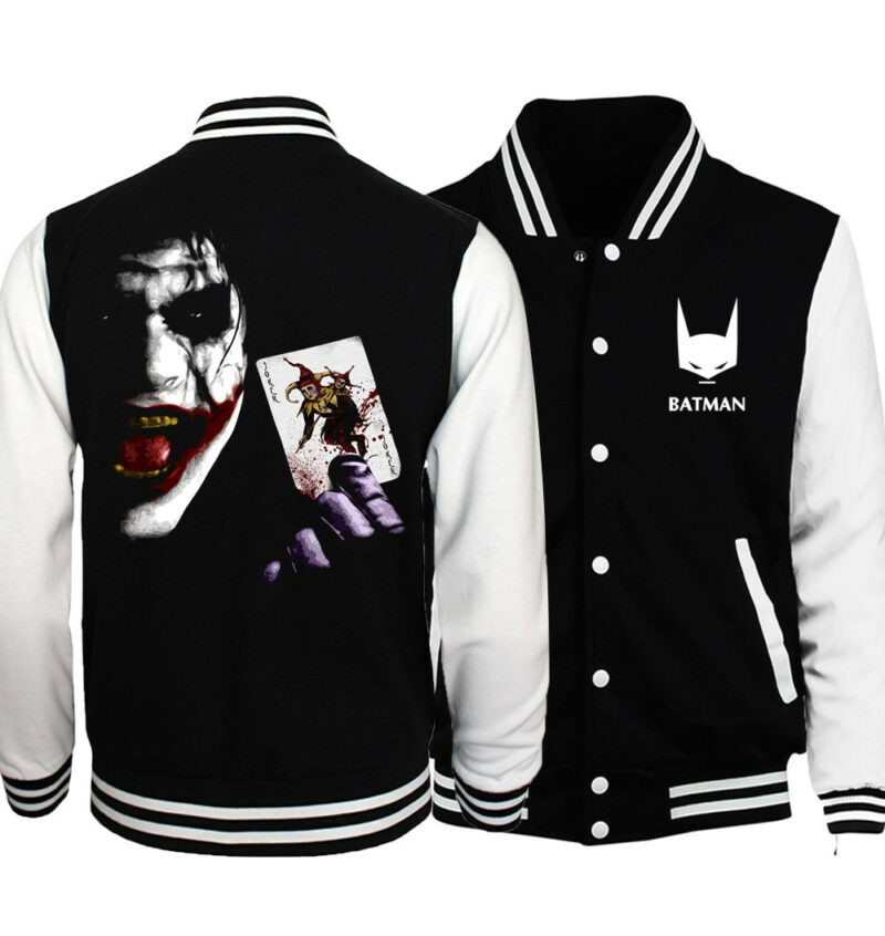 Superman Batman Joker Hip Hop Baseball Jacket for Men & Women | Superhero Fan Gift