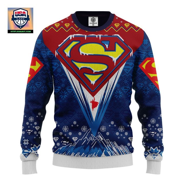 Superman Dc Ugly Christmas Sweater Amazing Gift Idea Thanksgiving Gift