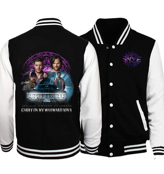Supernatura ,supernatura Tv Series Baseball Jacket Fashion Baseball Jacket for Men & Women | Fashion Fan Gift