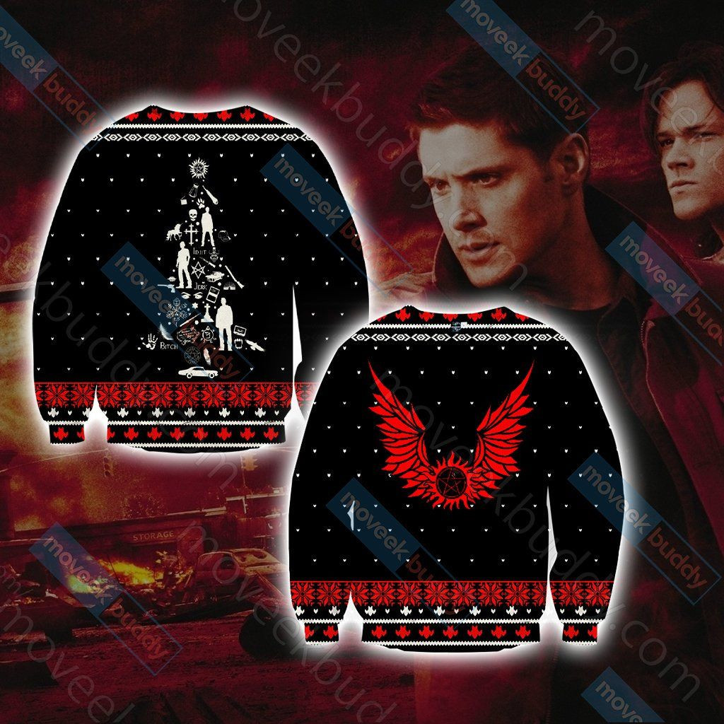 Supernatural For Unisex Ugly Christmas Sweater,