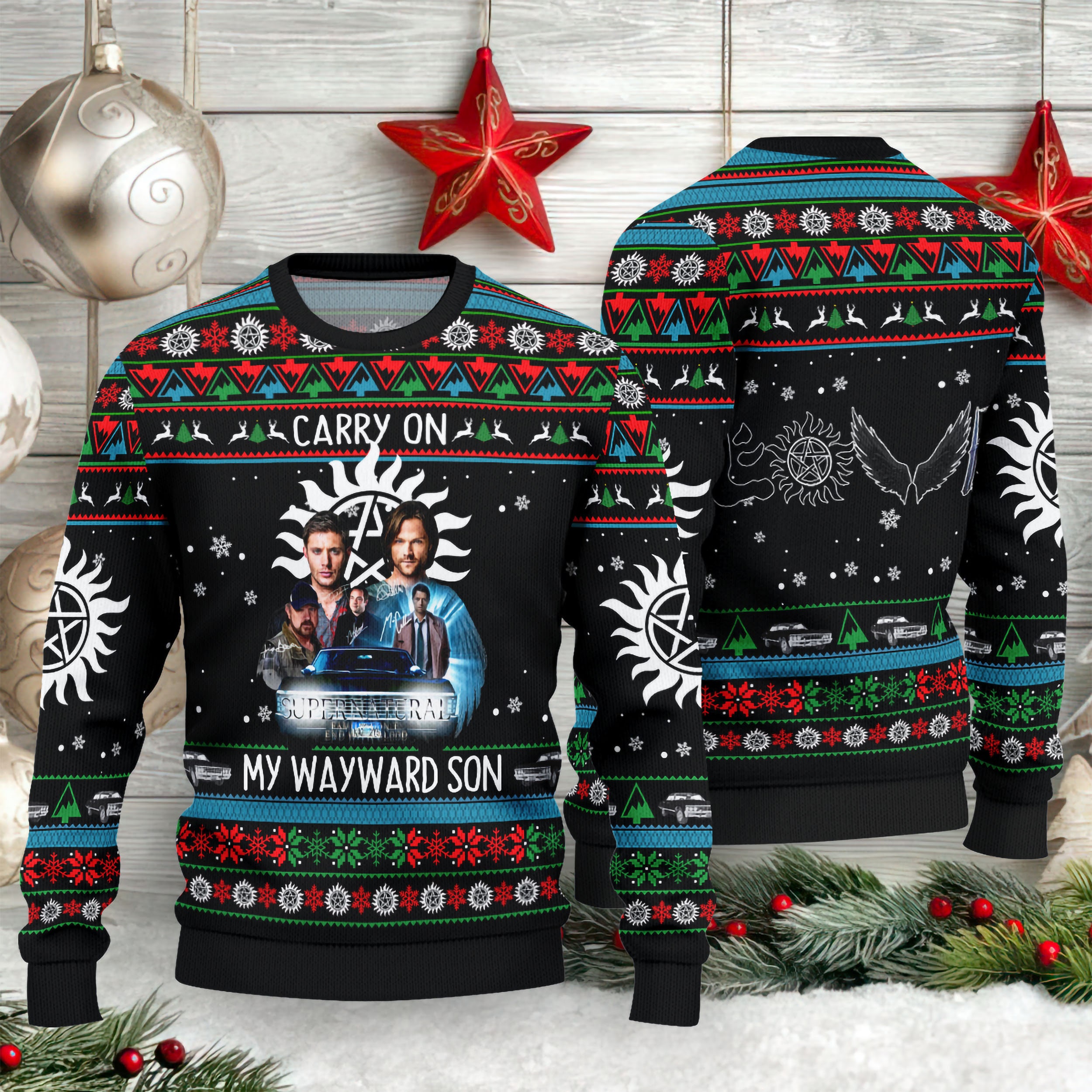 Supernatural Ugly Christmas Sweater
