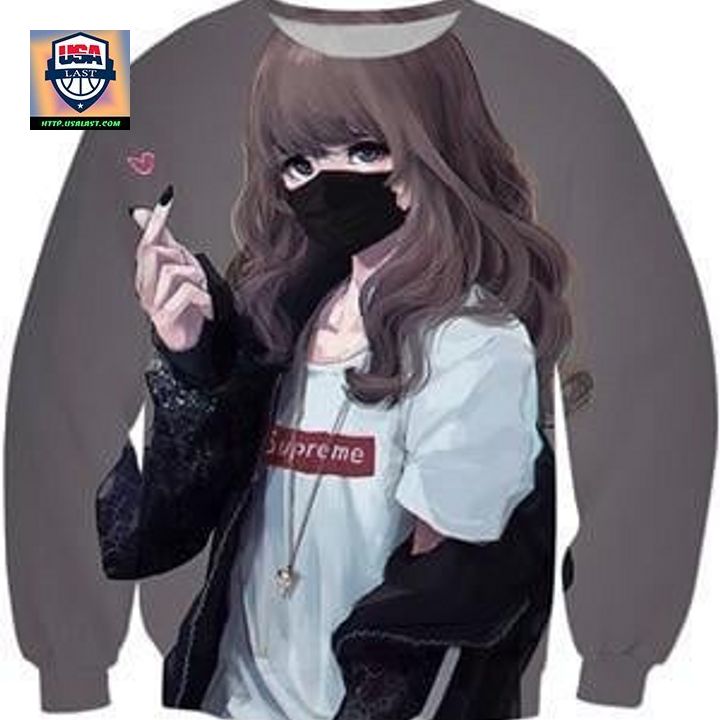 Supreme Anime Girl Sweater Sh3327