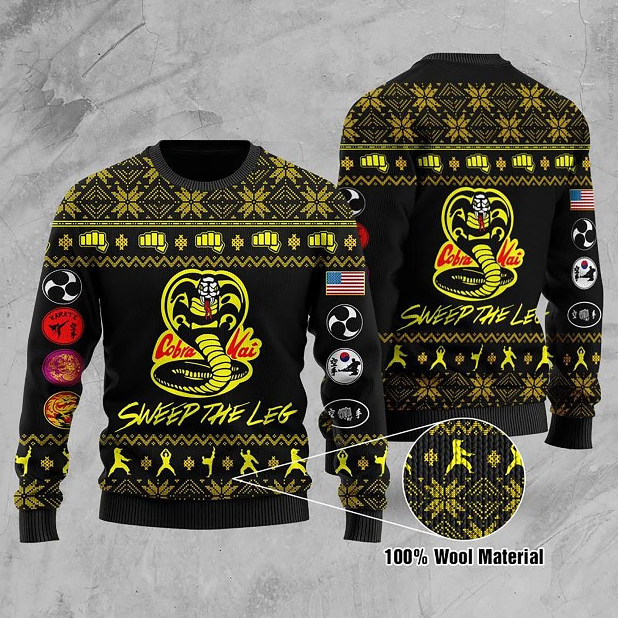 Sweep The Leg Ugly Christmas Sweater
