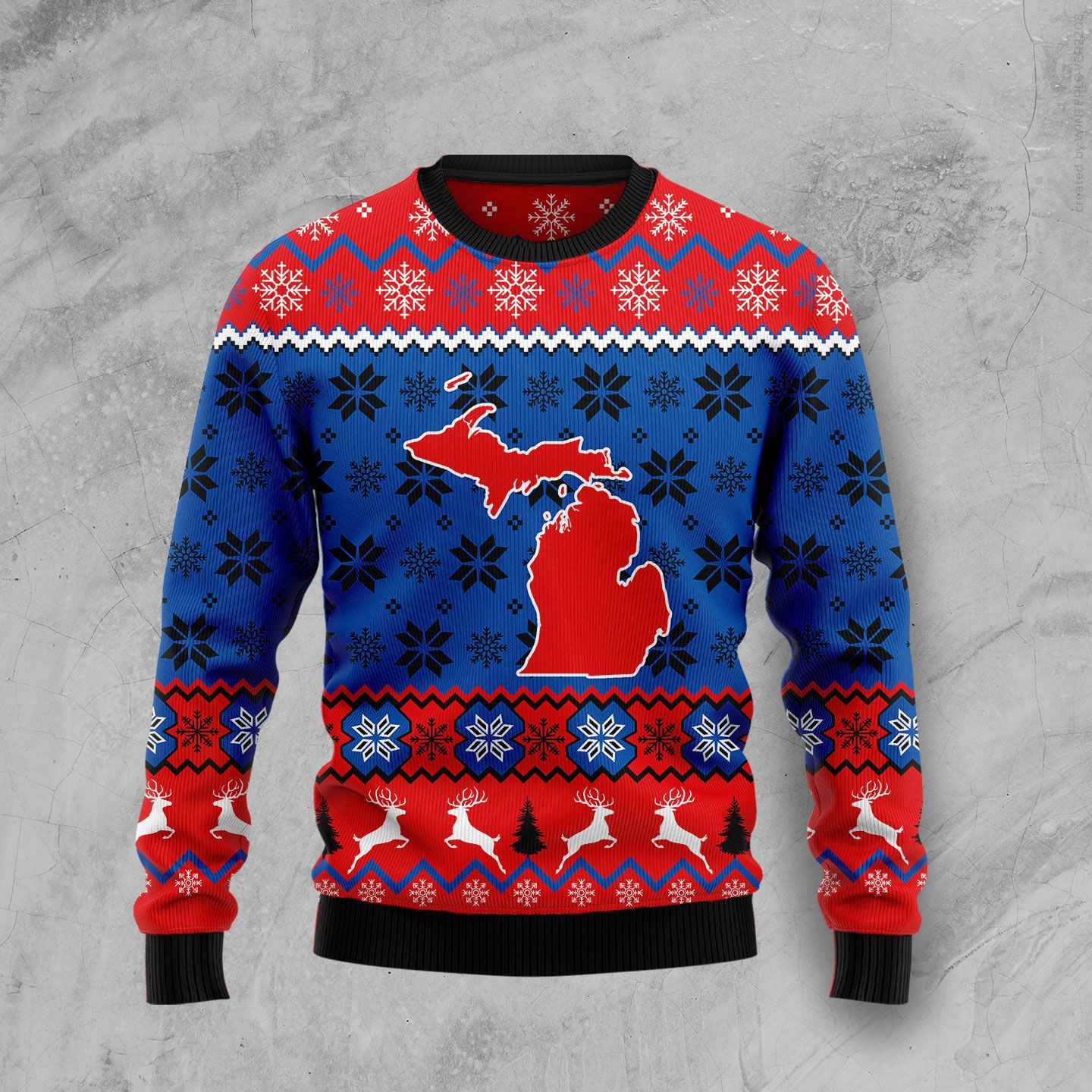 Sweet Home Michigan Ugly Christmas Sweater, Perfect Holiday Gift