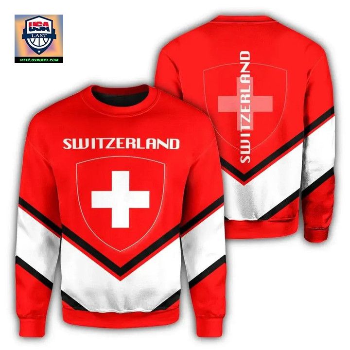 Switzerland Coat Of Arms Sweater Lucian Style Jw5