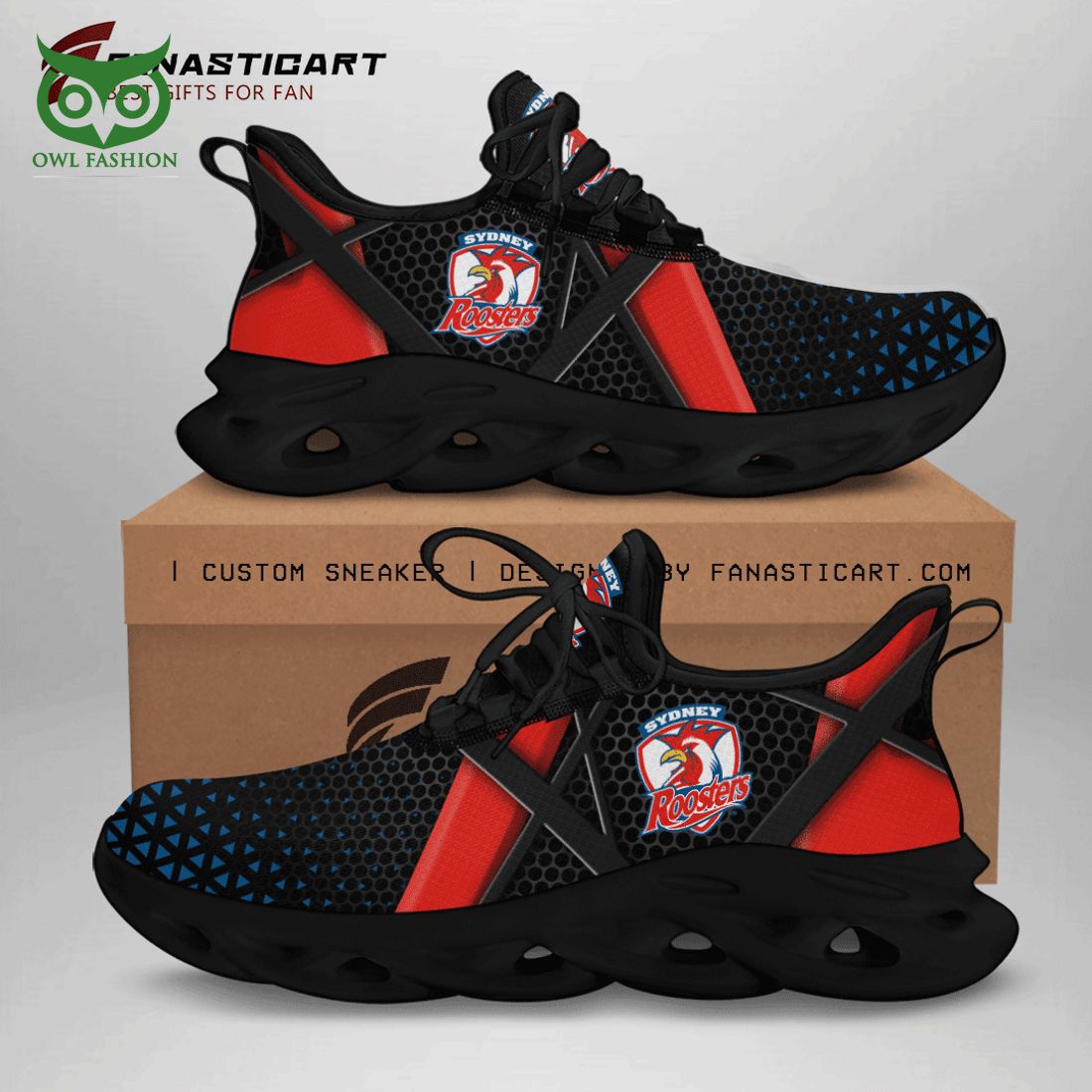 Sydney Roosters Max Soul Shoes Sneakers for Men And Women – Casual Shoes, Streetwear Shoes