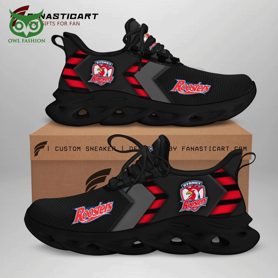 Sydney Roosters Max Soul Shoes Sneakers for Men And Women – Casual Shoes, Streetwear Shoes