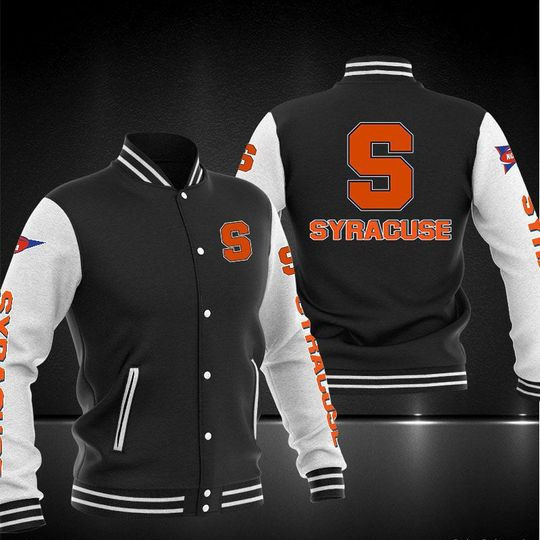 Syracuse Orange Varsity Baseball Jacket for Men & Women | NCAA Team Fan Gift