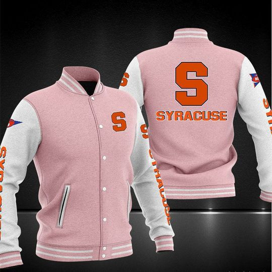 Syracuse Orange Varsity Baseball Jacket for Men & Women | NCAA Team Fan Gift