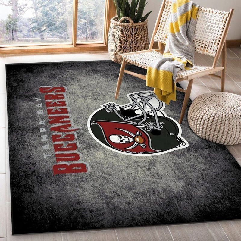 Tampa Bay Buccaneers 7 3D Rectangle Area Rug – Full Print Carpet For Living Room & Bedroom Home Decor