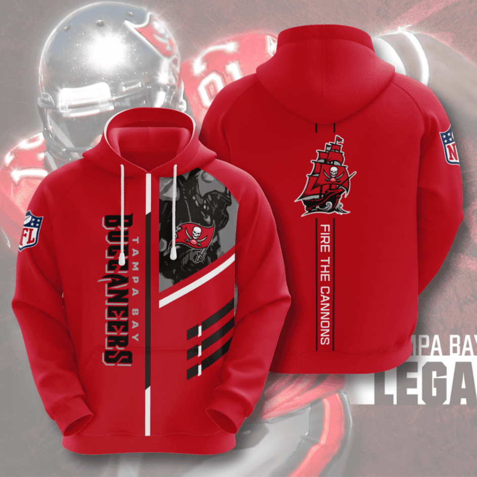 Tampa Bay Buccaneers American Football 3D All Over Print Hoodie & Zip Hoodie