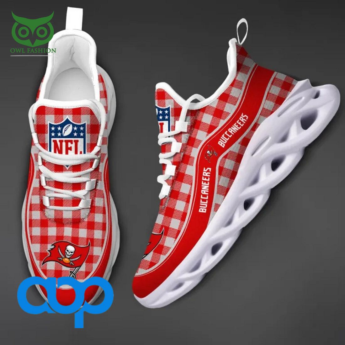 Tampa Bay Buccaneers Max Soul Shoes Sneakers for Men And Women – NFL Football Fan Shoes, Team Sneakers - Image 4