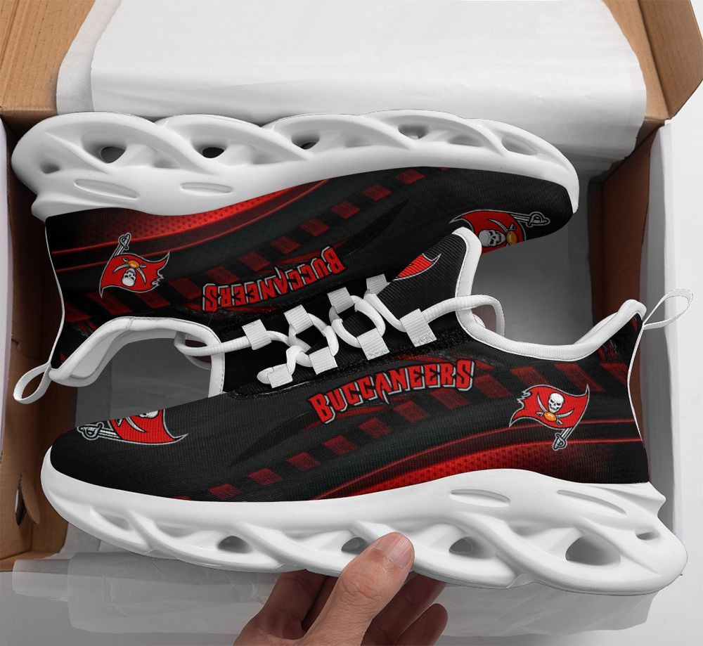 Tampa Bay Buccaneers Max Soul Shoes Sneakers for Men And Women – NFL Football Fan Shoes, Team Sneakers