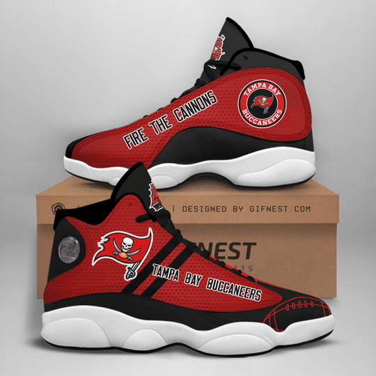 Tampa Bay Buccaneers NFL JD13 Sneakers Shoes for Men & Women | Custom Fan Gift