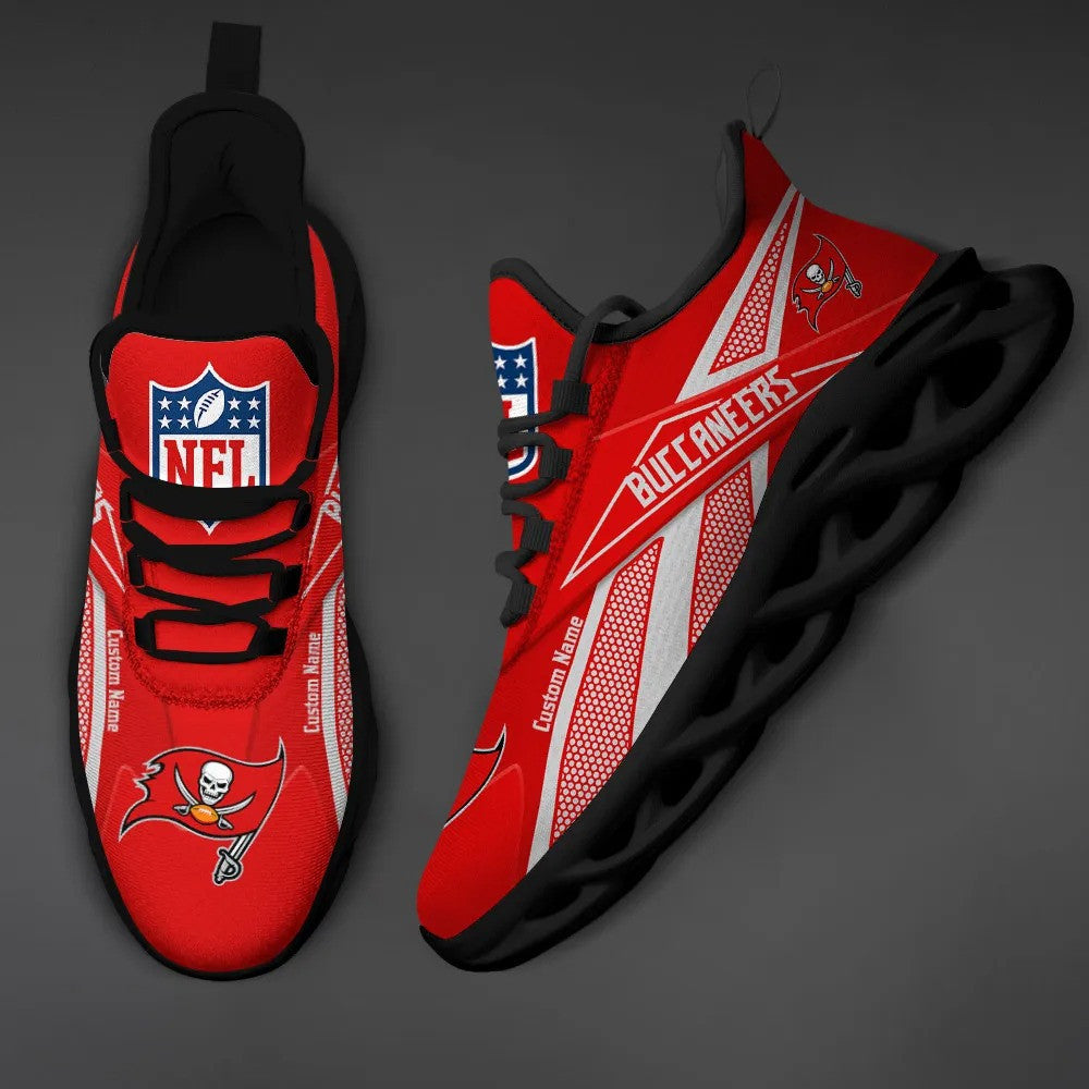 Tampa Bay Buccaneers NFL Max Soul Shoes Sneakers for Men And Women – NFL Football Fan Shoes, Team Sneakers - Image 4