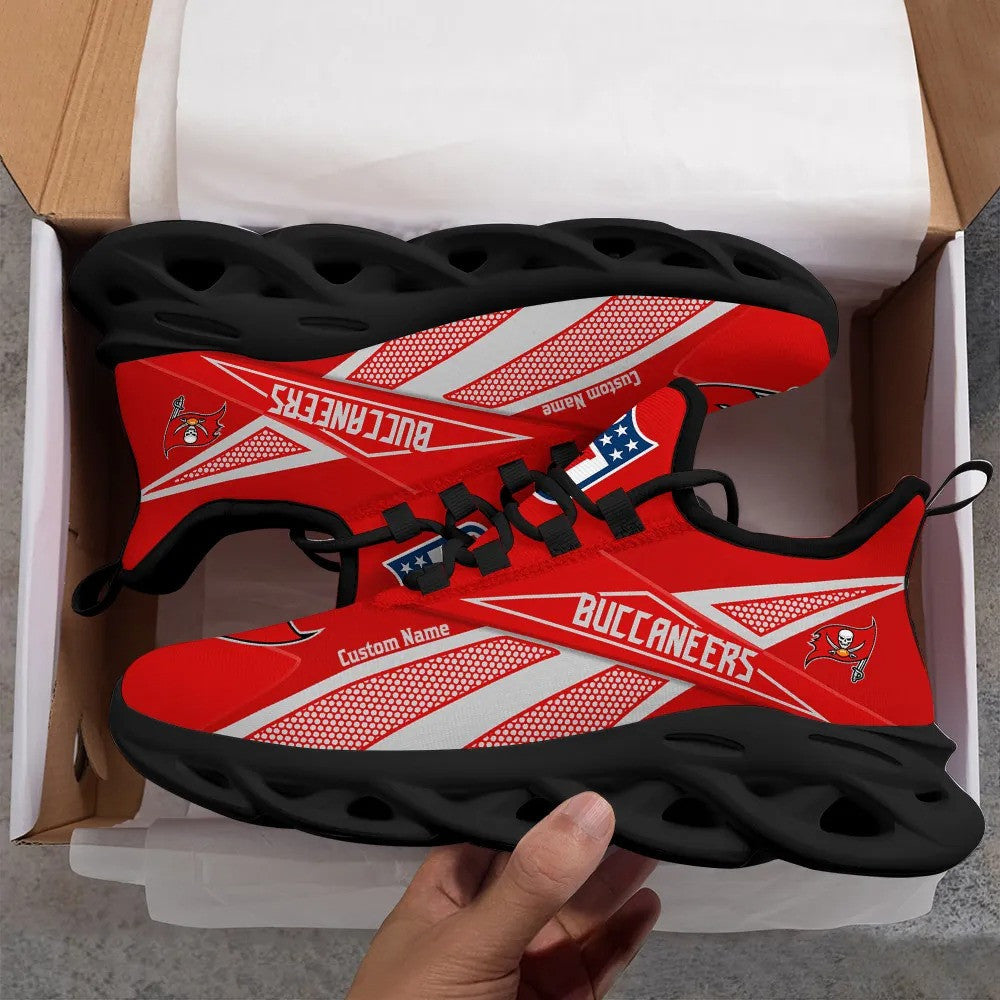 Tampa Bay Buccaneers NFL Max Soul Shoes Sneakers for Men And Women – NFL Football Fan Shoes, Team Sneakers - Image 3