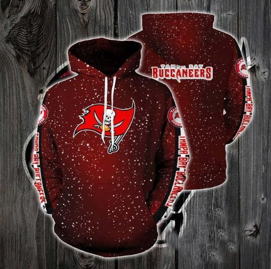 Tampa Bay Buccaneers Snow Christmas 3D All Over Print Hoodie & Zip Hoodie