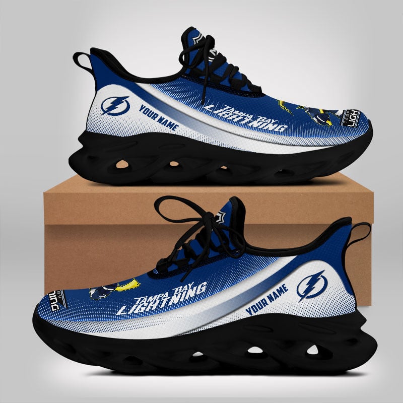Tampa Bay Lightning Max Soul Shoes Sneakers for Men And Women – NHL Hockey Fan Shoes, Team Sneakers - Image 4