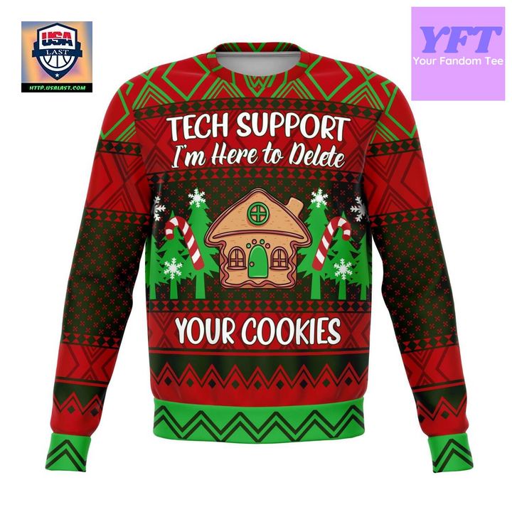 Tech Support For Meme 3d Ugly Christmas Sweater
