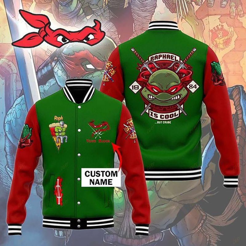Teenage Mutant Ninja Turtles Fashion Baseball Jacket for Men & Women | Cartoon Fan Gift