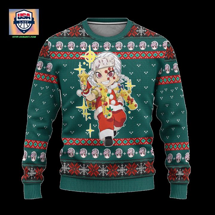 Tengen Uzui Demon Slayer Anime Ugly Christmas Sweater Xmas Gift