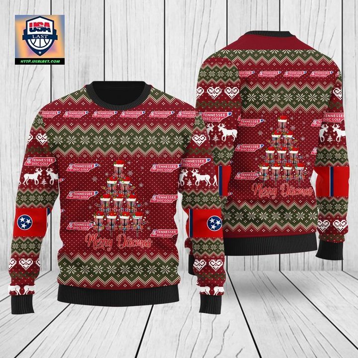 Tennessee Disc Golf Christmas Sweater 3D