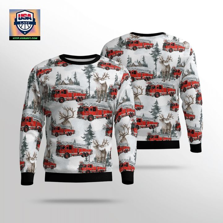 Tennessee Memphis Fire Services AOP Sweater