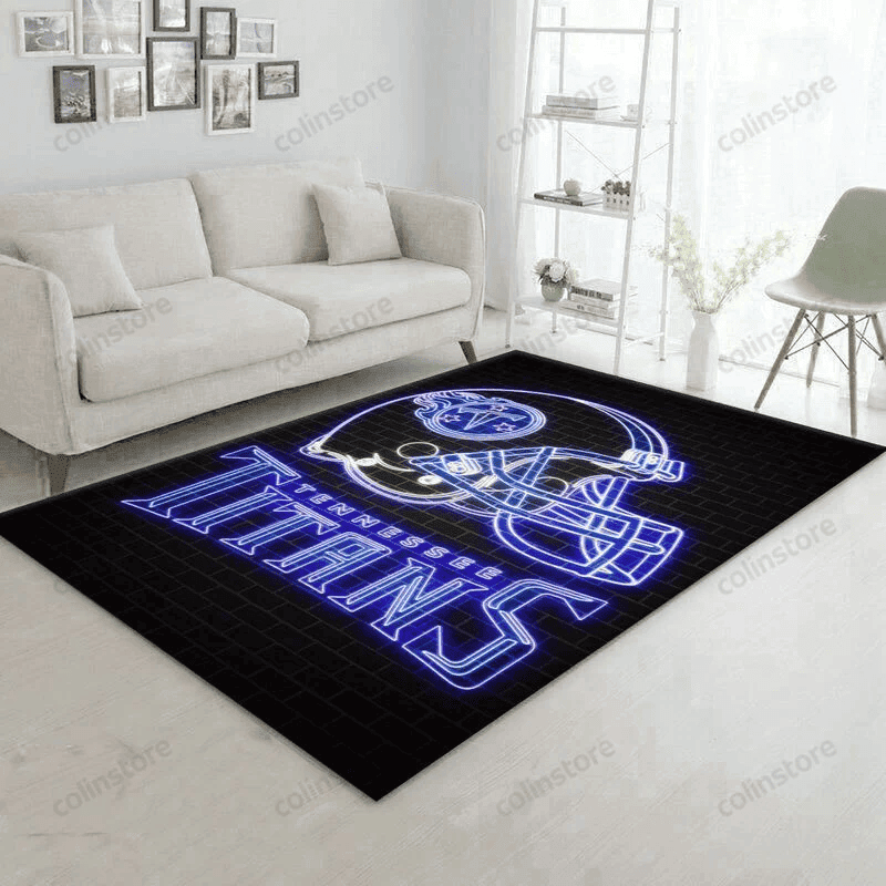 Tennessee Titans American 17 3D Rectangle Area Rug – Full Print Carpet For Living Room & Bedroom Home Decor