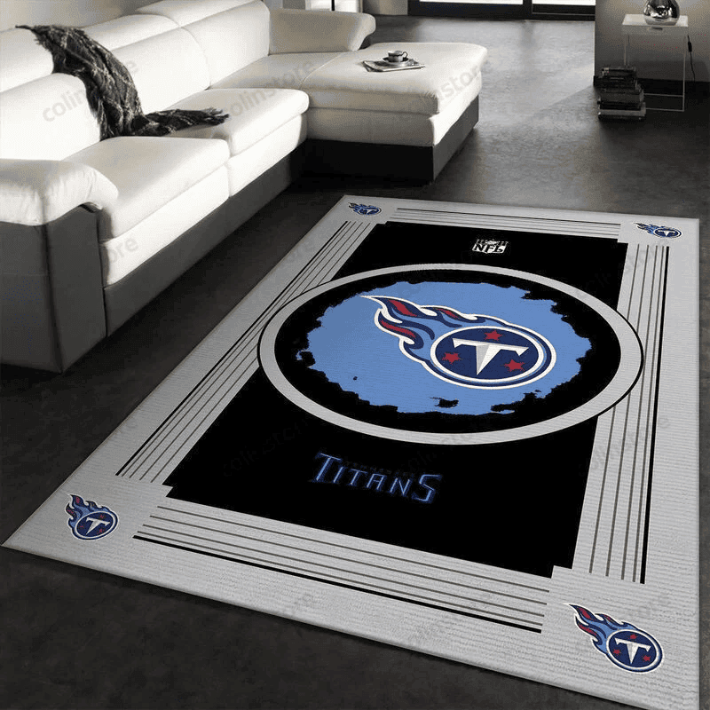 Tennessee Titans American 20 3D Rectangle Area Rug – Full Print Carpet For Living Room & Bedroom Home Decor