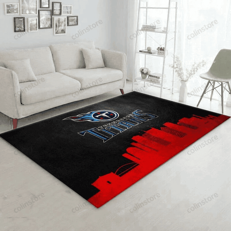 Tennessee Titans American 24 3D Rectangle Area Rug – Full Print Carpet For Living Room & Bedroom Home Decor
