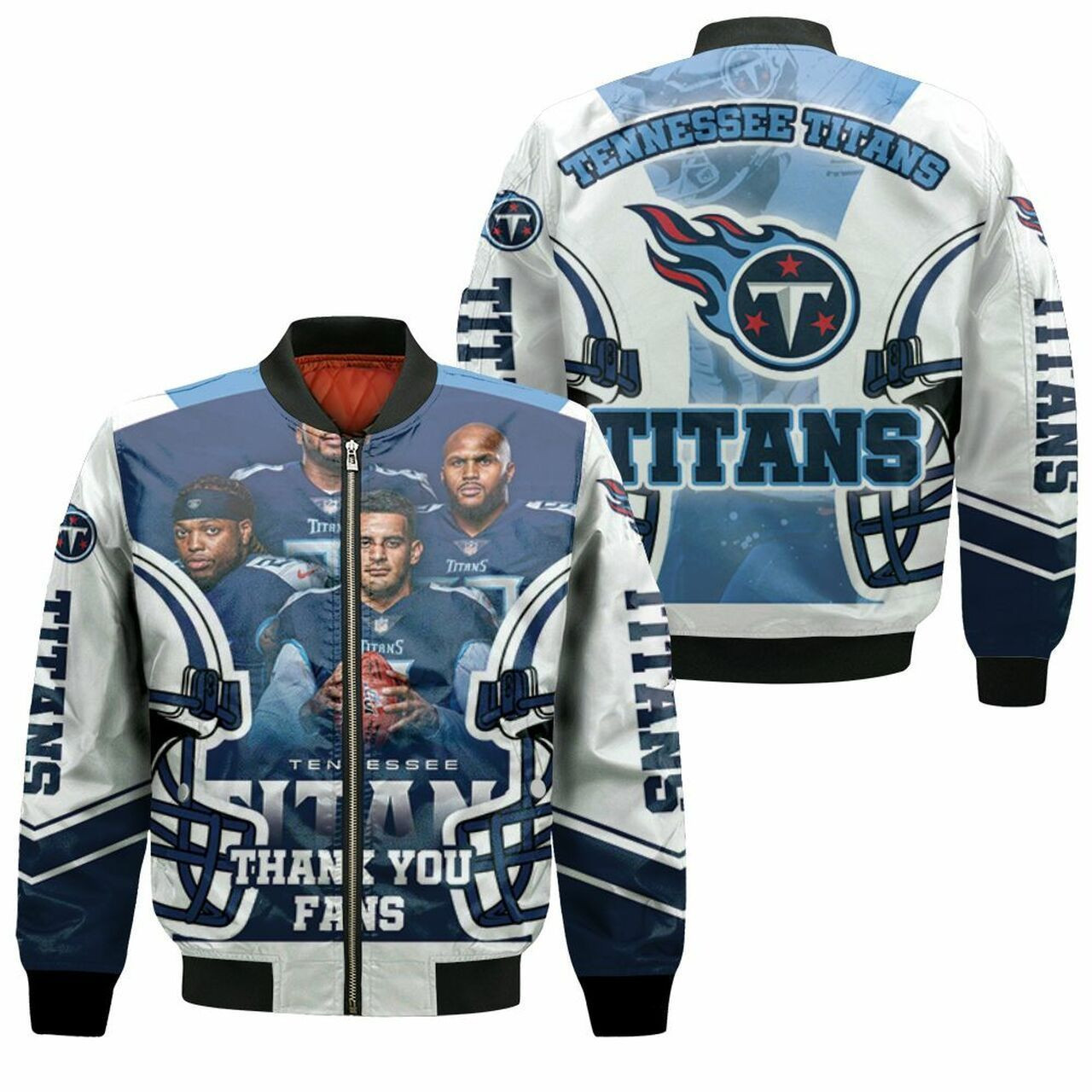 Tennessee Titans Legends Bomber Jacket | NFL Team Jacket for Men & Women | Football Fan Gift