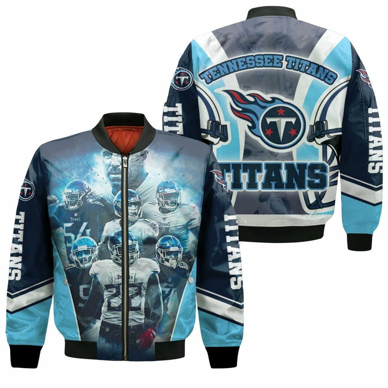 Tennessee Titans Legends Bomber Jacket | NFL Team Jacket for Men & Women | Football Fan Gift