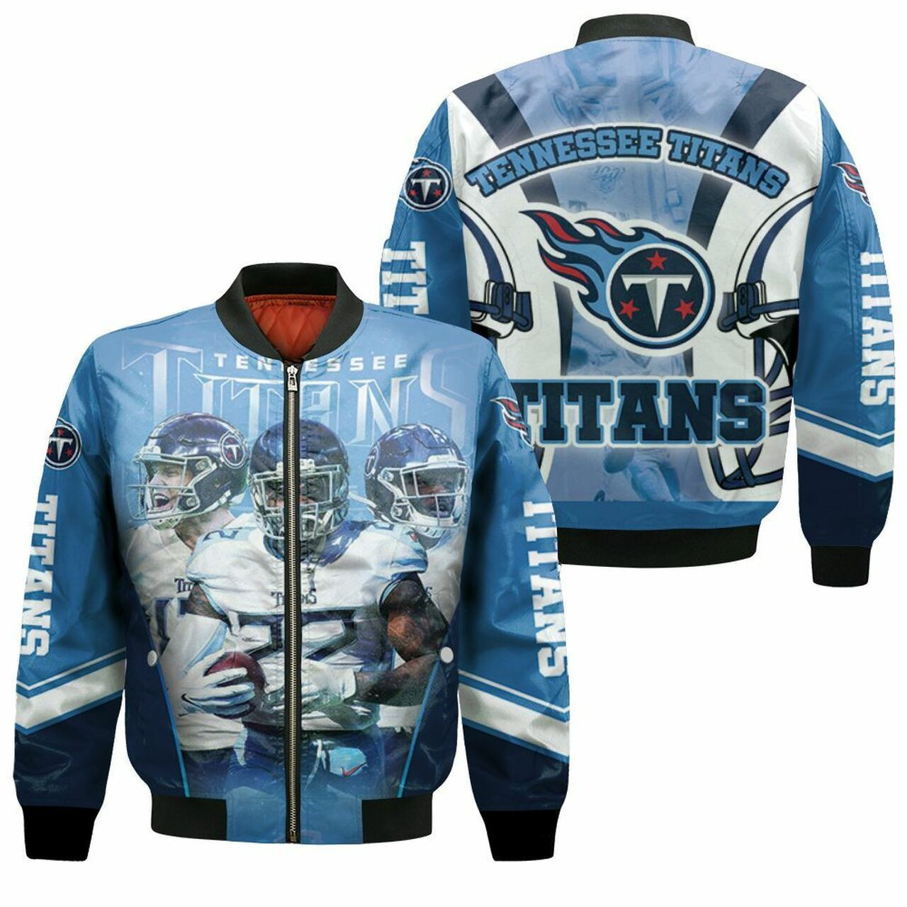 Tennessee Titans Legends Bomber Jacket | NFL Team Jacket for Men & Women | Football Fan Gift