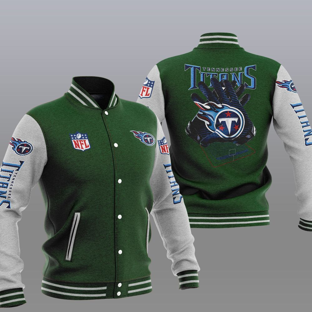 Tennessee Titans Varsity Baseball Jacket for Men & Women | NFL Team Fan Gift