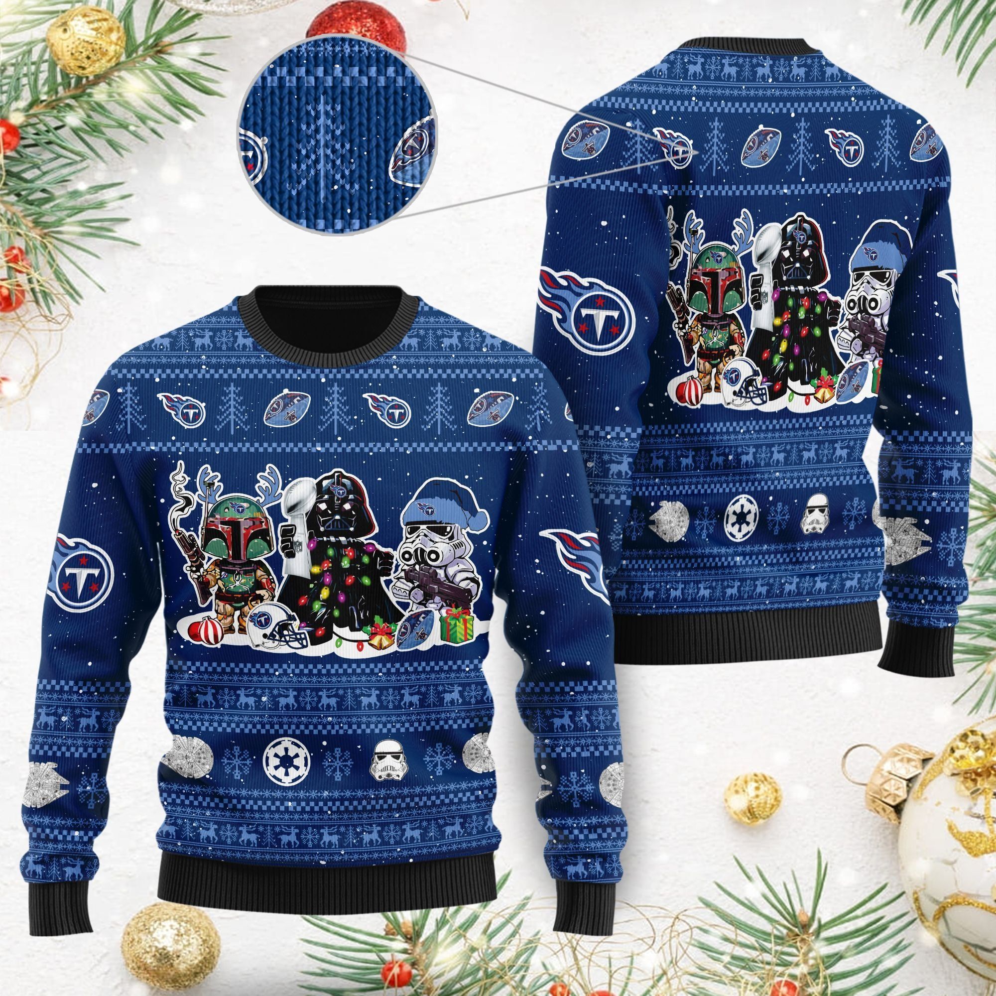 Tennessee TitansI Star Wars Ugly Christmas Sweater