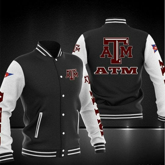 Texas A&M Aggies Varsity Baseball Jacket for Men & Women | NCAA Team Fan Gift