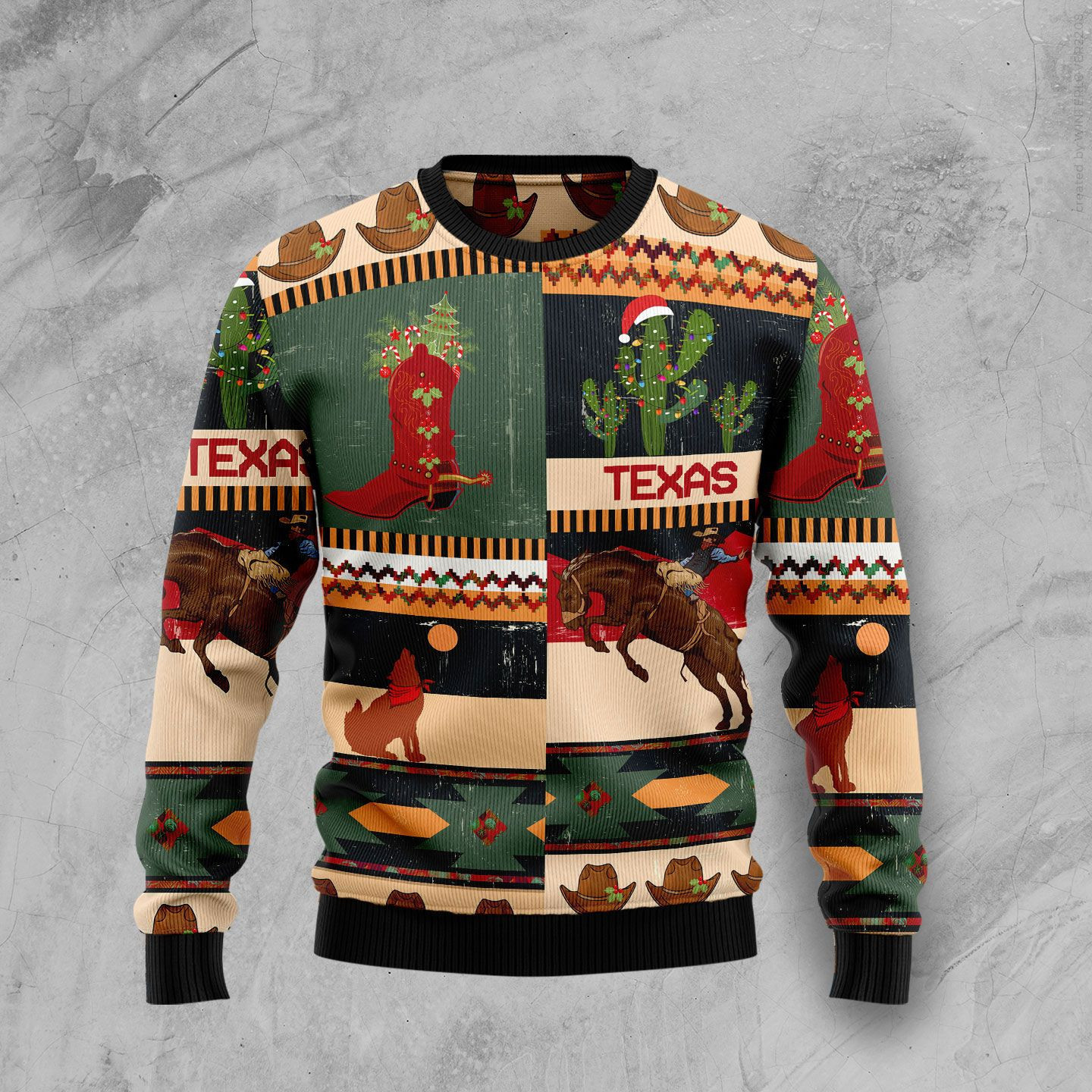 Texas Christmas Ugly Christmas Sweater, Perfect Holiday Gift