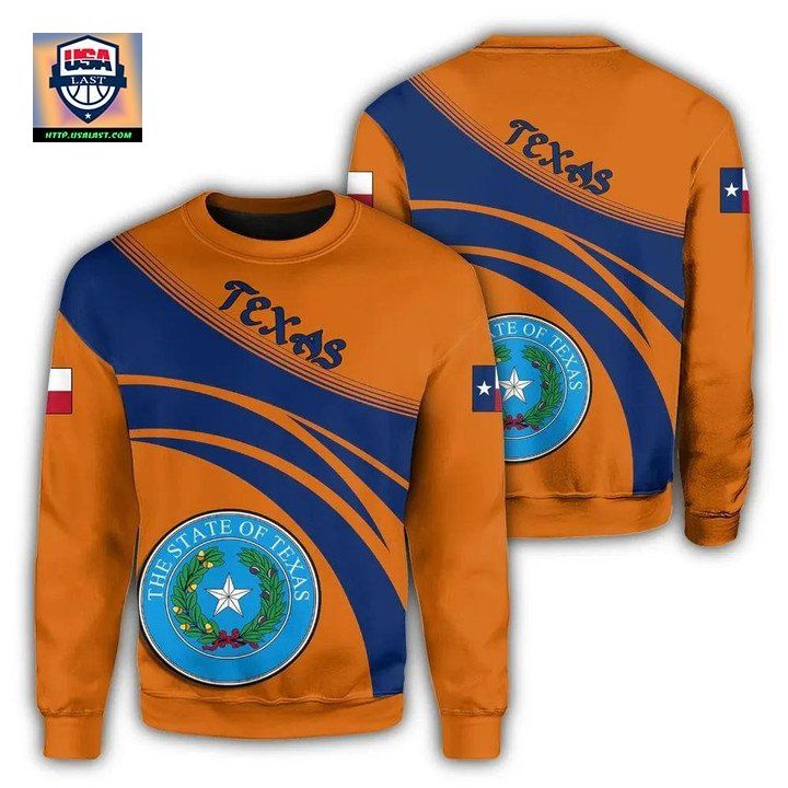 Texas Coat Of Arms Sweater Cricket Style J5W