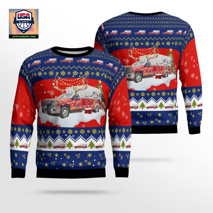 Texas Corpus Christi Fire Rescue AOP Sweater