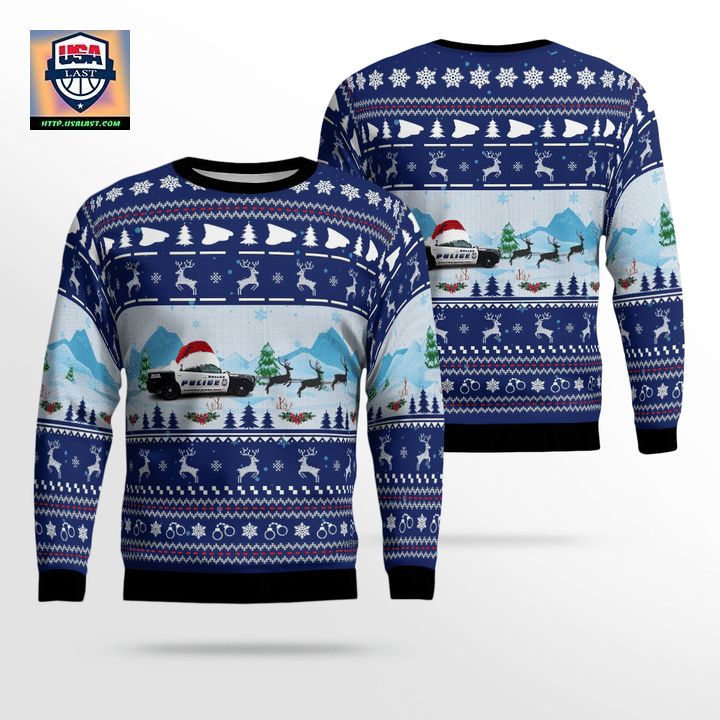 Texas Dallas Police Department Christmas Sweater 3D