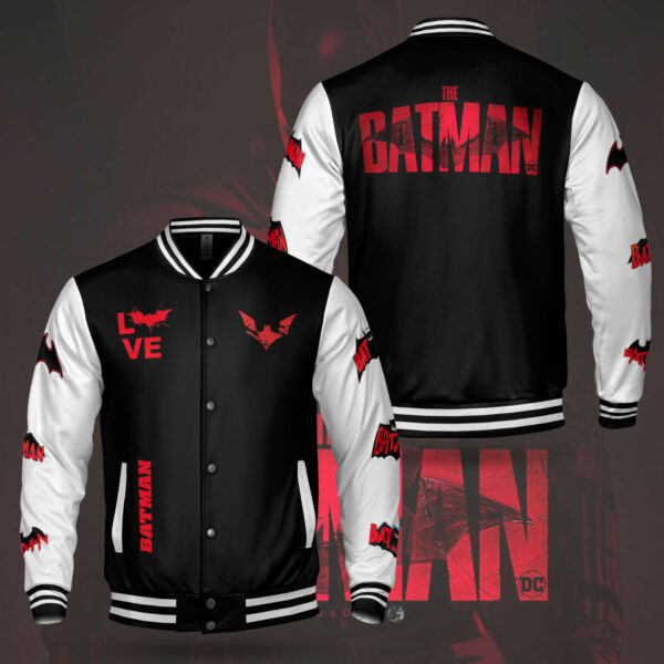 The Batman 2022 Fashion Baseball Jacket for Men & Women | Movie Fan Gift
