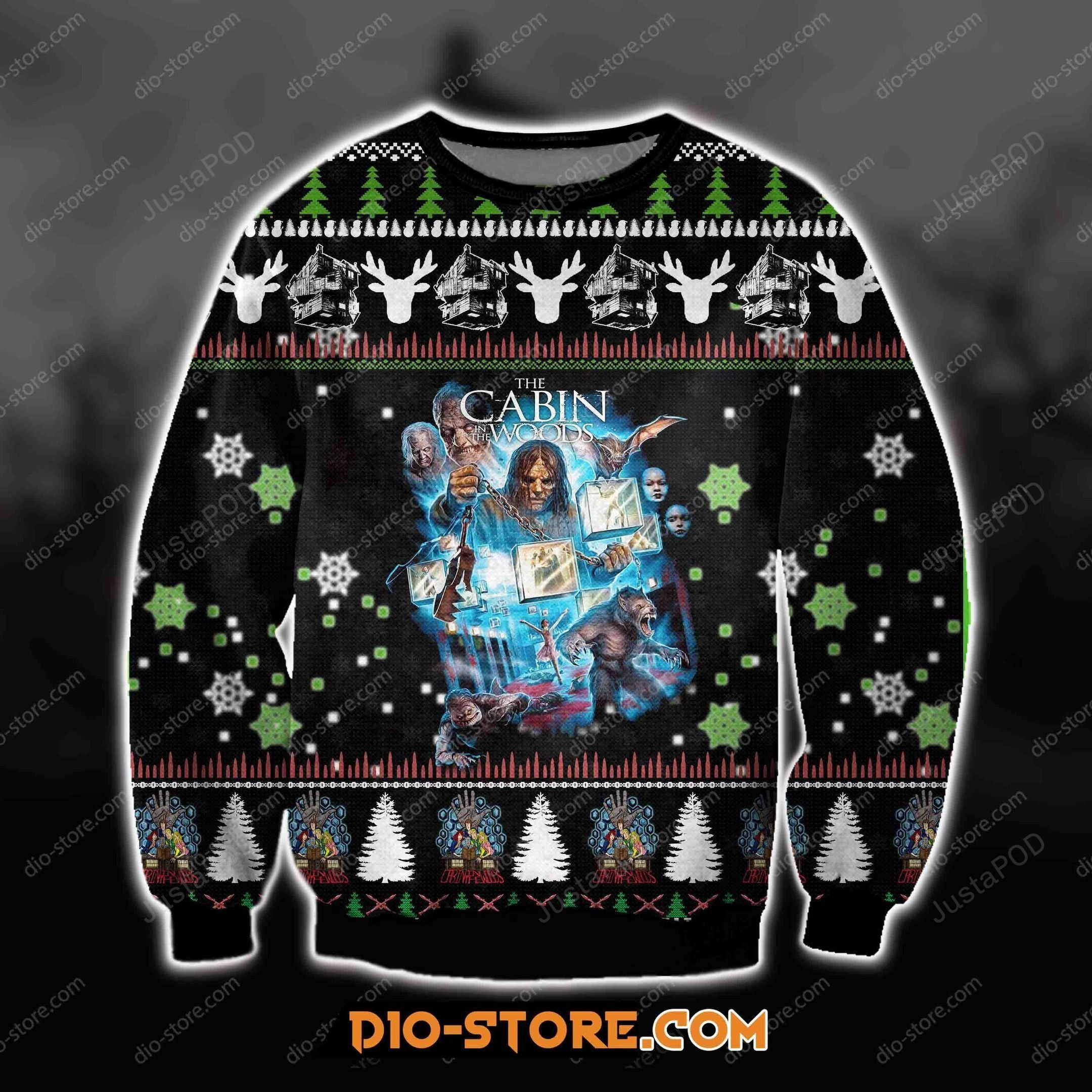 The Cabin In The Wood Film Ugly Christmas Sweater, Perfect Holiday Gift