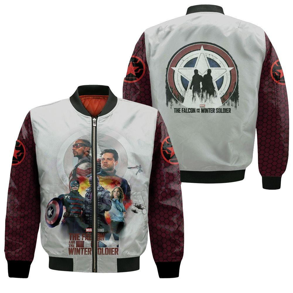 The Falcon And The Winter Soldier Bomber Jacket | Streetwear Jacket for Men & Women | Fan Gift