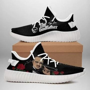 The Godfarther Fan 2 Black Gift Idea My Son Myfriend Father'S Day Shoes Sneakers
